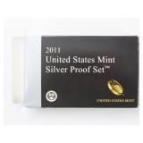 2011 US Mint Silver Proof Set