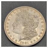 1881-O Morgan Silver Dollar