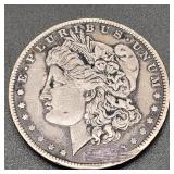 Morgan Silver Dollar O Mint Date Scratched Out