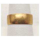 18K Gold 7.56mm Wide Band Ring