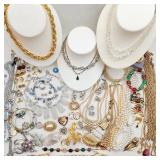 Costume Jewelry Selection Incl Sapphire + Elgin