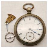 Illinois Springfield Key Wind 9j Pocket Watch