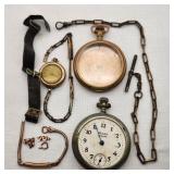 Pocket & Wrist Watches & Chain