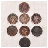 Likely Early Draped Bust + 1842-51 Large Cents etc