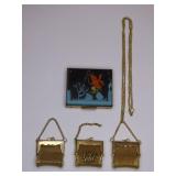 Vintage Trinket Box & Mesh Coin Purses