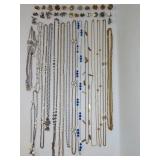 Long Chain Necklaces & Earrings