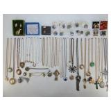 Selection of Gold and Silver Tone Jewelry