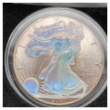 2001 HolographicAm erican Eagle Silver Dollar