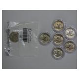 1942-1945 S, D, P & 2005 D Nickels