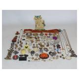 Selection of Novelty Brooches & Other Jewelry