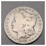 1901-S Morgan Silver Dollar