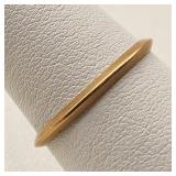 14K Gold 'Knife Edge' Wedding Band