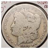 1889-O Morgan Silver Dollar