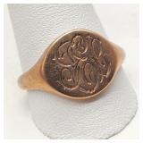 10K Gold Insignia Ring Tested