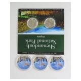 3 Commemorative WTC Silver Eagle Dollar Coins