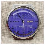 Vintage Soviet Raketa Silvertone Watch