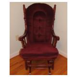 Pine Frame Glider Rocker