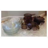 Glass Cookware And Measuring Cups
