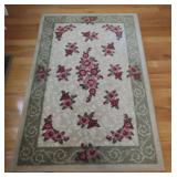 Rose Pattern  Area Rug