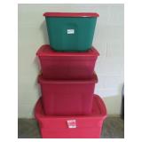 Plastic Storage Totes