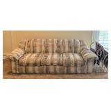 Upholstered Sofa And Blanket Rack