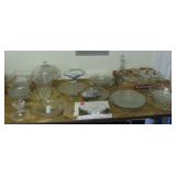 Clear Glass Tableware and Decor