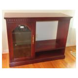 Cherry Finish Media Cabinet