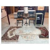 Accent Furniture, Lamp, and Rugs