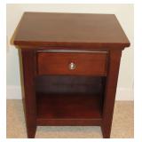 Cherry Finish Nightstand