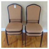Upholstered Card Chairs