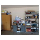 Garage Shelf, Tools and Supplies