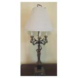 Figural Candelabra Style Table Lamp