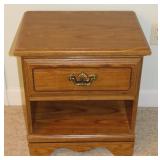 Oak Finish Night Stand