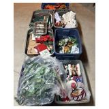 Holiday Decorations and Storage Totes
