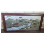 John Sliney Framed Folk Art Print