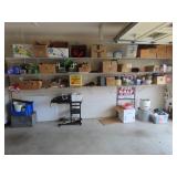 Garage Shelf Contents