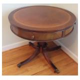 Mahogany Drum Table