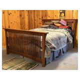 Mission Oak Queen Bed