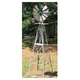 Metal Windmill Yard Ornament