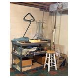 Basement Storage Shelf Contents