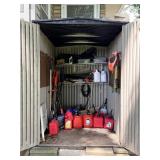 Outdoor Storage Shed Contents