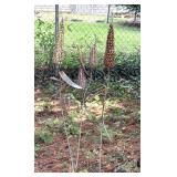 Metal Flower Garden Sculptures