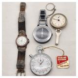 Hanhart 7j Stopwatch + Pedometers Etc