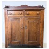 Walnut Two Over Two Jelly Cupboard