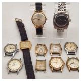 Vintage & Newer Mens Watches Hamilton Etc