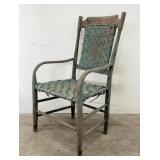 Country Splint Oak Armchair