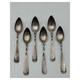 Winchester Virginia Coin Silver Teaspoons