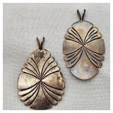 Navajo Likely Sampson Yazzie Pendants Silver