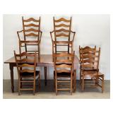 Tom Seely Dining Table and Chairs