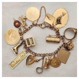 14K 10K & Gold Filled Bracelet & Charms